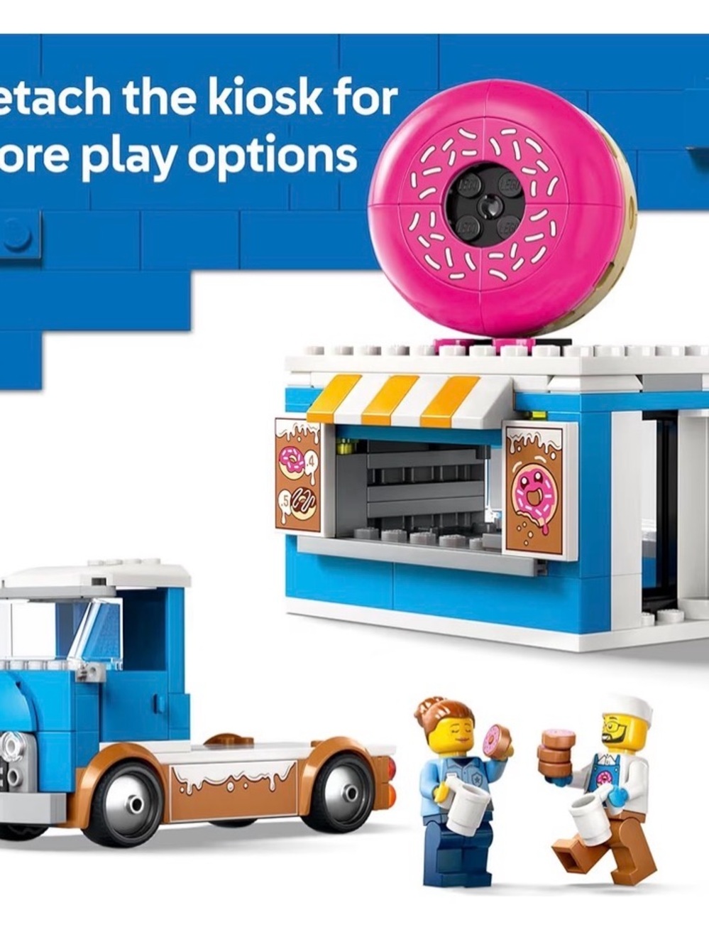NWT Lego City Donut Truck Toy - Picture 9 of 10